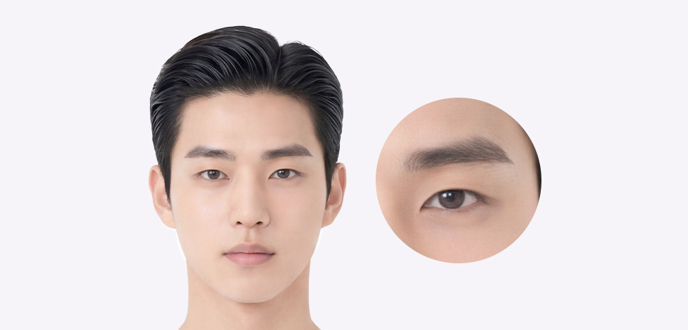 卵型の眉デザイン